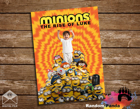 Funny Minions Poster, Minions Party Backdrop