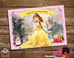 Beauty and the Beast Poster, Belle Backdrop