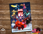 Funny Big Hero 6 Poster, Baymax Party Backdrop
