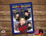 Funny Christmas Card, Home Alone Snowy Vertical Window