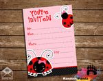 Free Digital Lady Bug Party Template Random Panda