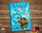 Maui Pool or Splash Party Thank You Card
