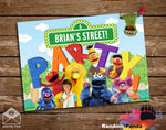 Funny Sesame Street Party Poster
