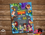 Toy Story Movies 1 2 3 4 Party Invitation