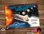 Astronaut Birthday Card, Space Shuttle Card