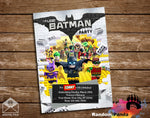 Batman Lego Party Invitation