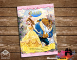 Beauty and the Beast Thank You Card