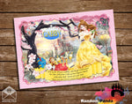 Beauty and the Beast Belle Party Invitation