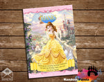 Beauty and the Beast Belle Thank You Card