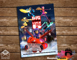 Big Hero 6 Baymax Birthday Party Invitation