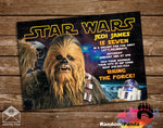 Star Wars Chewbacca Party Invitation