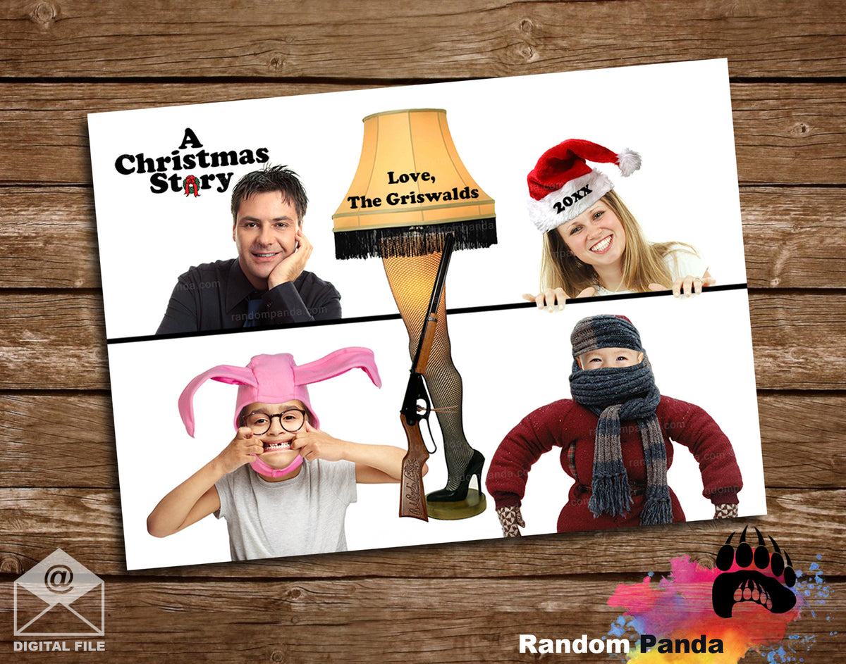 Funny Christmas Card, A Christmas Story Holiday – Random Panda