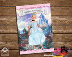 Cinderella Poster, Cinderella Costume Party Backdrop