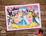 Fun Disney Princesses Costume Party Invitation