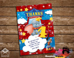 Dumbo Circus Thank You Card