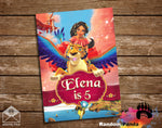 Elena of Avalor Poster, Elena Skylar Party Backdrop