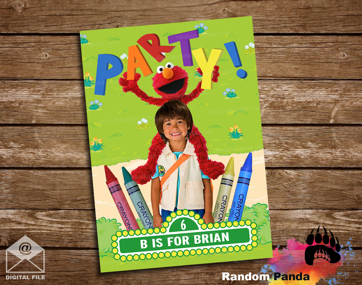 Java Poster Elmo Funny Sesame Street Elmo Party Poster Backdrop – Random Panda