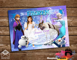 Fun Frozen Icicles Princess Elsa Party Invitation