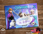 Frozen Icicles Princess Elsa Party Poster Backdrop