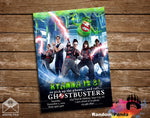 Green Slime Girls Ghostbusters Party Invitation