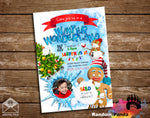 Winter Gingerbread Christmas Party Invitation