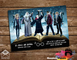 Harry Potter Magic Book Costume Party Invitation