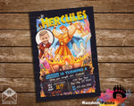 Fun Hercules Cartoon Party Invitation