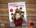 Funny Christmas Card, Home Alone Xmas Tree