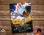 Hot Air Balloon Party Invitation