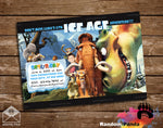 Funny Birthday Invite, Ice Age Party Invitation