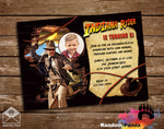 Indiana Jones Treasure Party Invitation