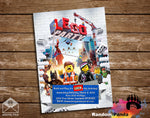 Lego Movie Party Invitation
