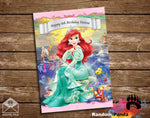 Little Mermaid Poster, Princess Ariel Backdrop