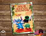 Lilo and Stitch Party Thank You Card