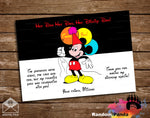 Mickey Mouse Classic Cartoon Thank You Card