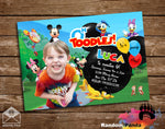 Funny Mickey Mouse Party Invitation
