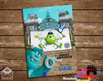 Funny Monsters Inc University Thank You Card