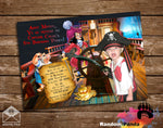 Pirate Costume Party Invitation, Captain Hook Invite