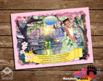 Princess and the Frog Tiana Costume Party Invitation