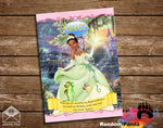 Princess and the Frog Tiana Thank You Card