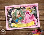 Sleeping Beauty Princess Aurora Party Invitation