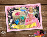 Sleeping Beauty Princess Aurora Costume Party Invitation