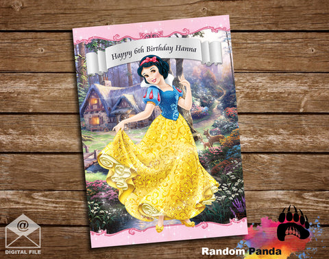 Snow White Party Poster, Snow White Backdrop