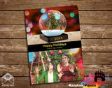 Funny Christmas Card, Trapped in a Snow globe