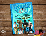 Star Wars Vader Pool Party Thank You Card