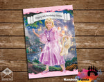 Tangled Rapunzel Costume Party Poster Backdrop