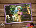 Tangled Rapunzel Party Invitation