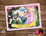Tangled Rapunzel Costume Party Invitation
