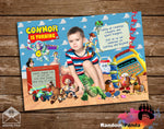 Funny Toy Story Party Invitation