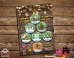 Funny Christmas Card, Merry Xmas Snow globe Tree
